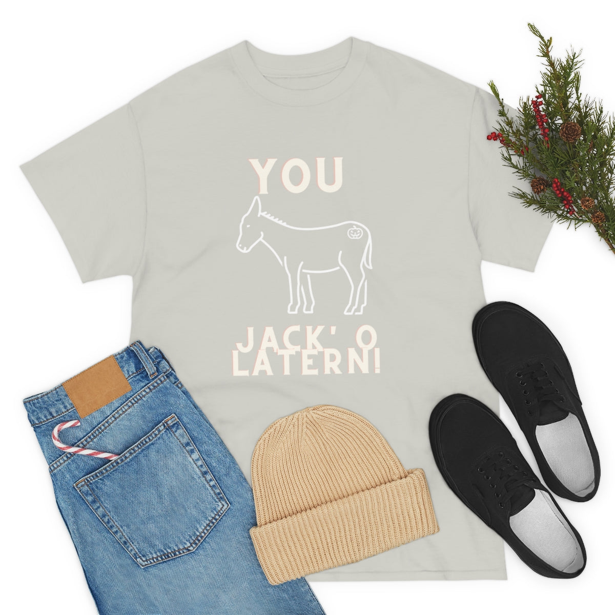 Jack o lantern Unisex Heavy Cotton Tee