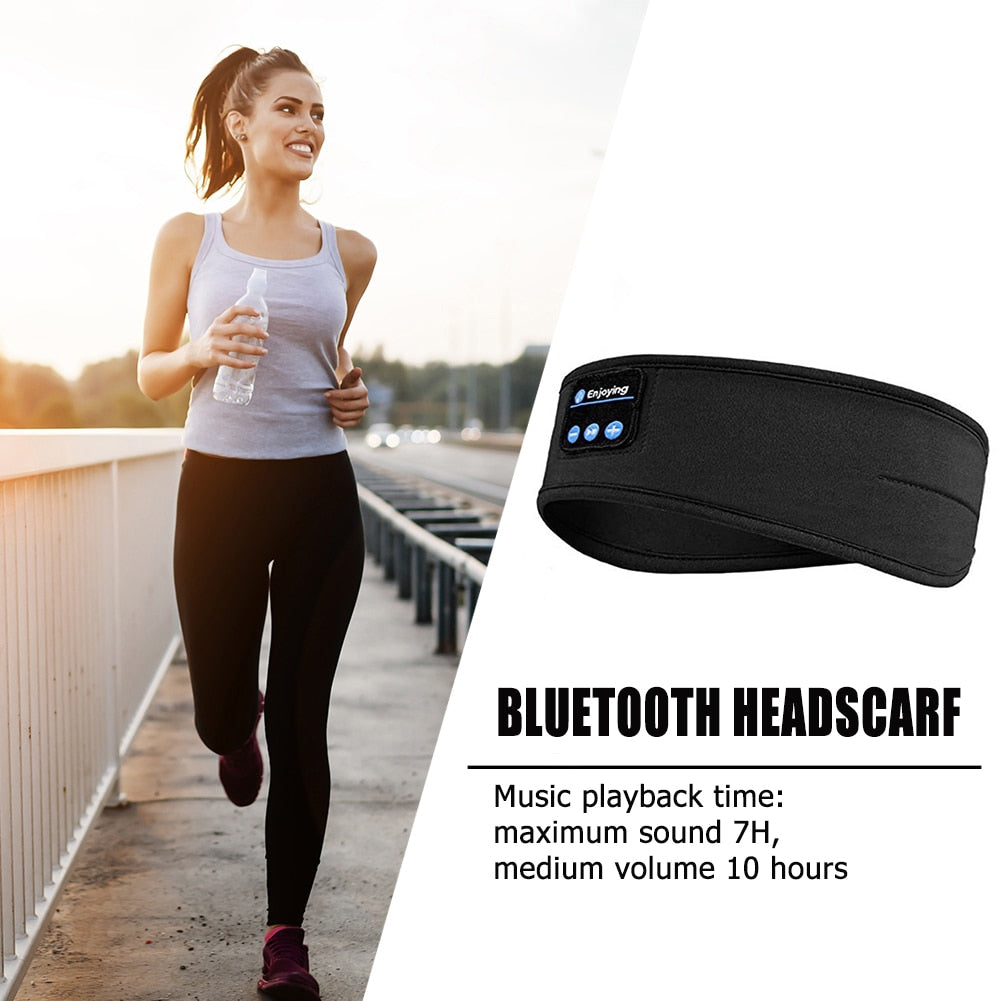 Music Headband Sleeping Headwear Headphone Speaker Sports Running Elastic Earphone Headbands Wireless Music Headset