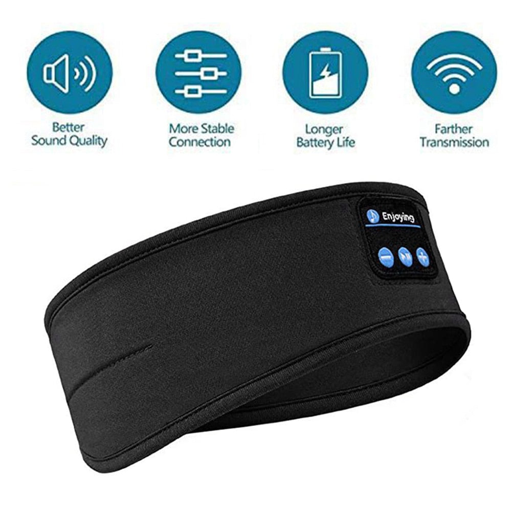 Music Headband Sleeping Headwear Headphone Speaker Sports Running Elastic Earphone Headbands Wireless Music Headset