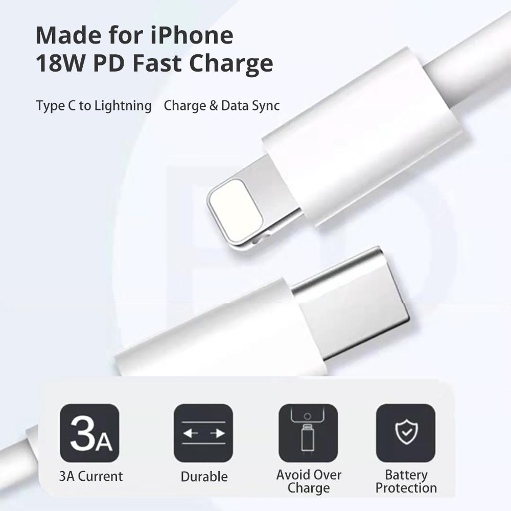 Snowkids Type C to Lightning for iPhone Cable 11X8765 Data Sync Fast Charge Lead