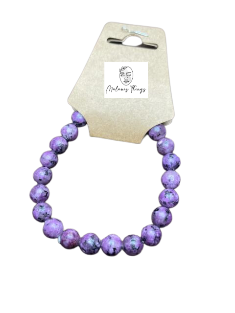 *PURPLE CHAROITE BRACELET (8mm)