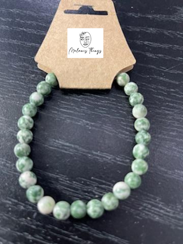 *TREE AGATE BRACELET (6mm)