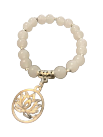 *DOUBLE THE JADE <3   White Jade double bracelet