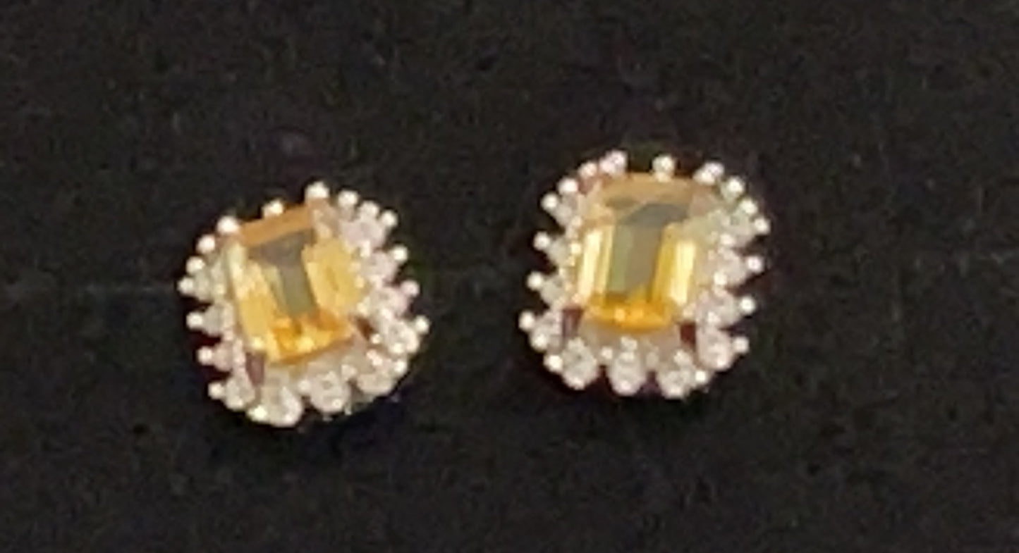 Citrine earrings