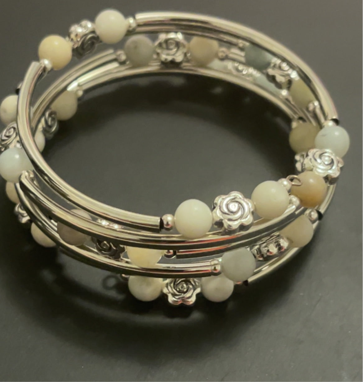 Natural crystal Bangles (small size)