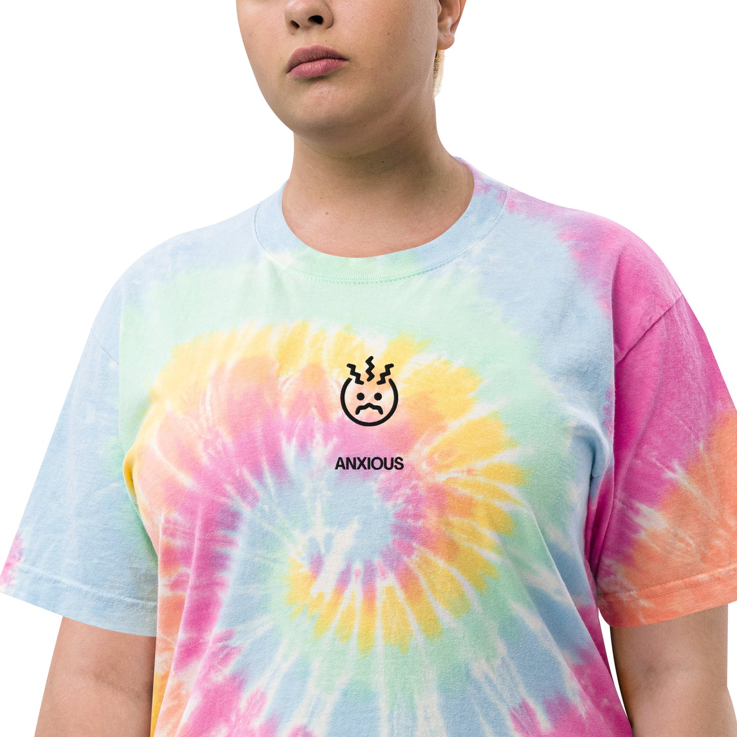 Oversized tie-dye t-shirt