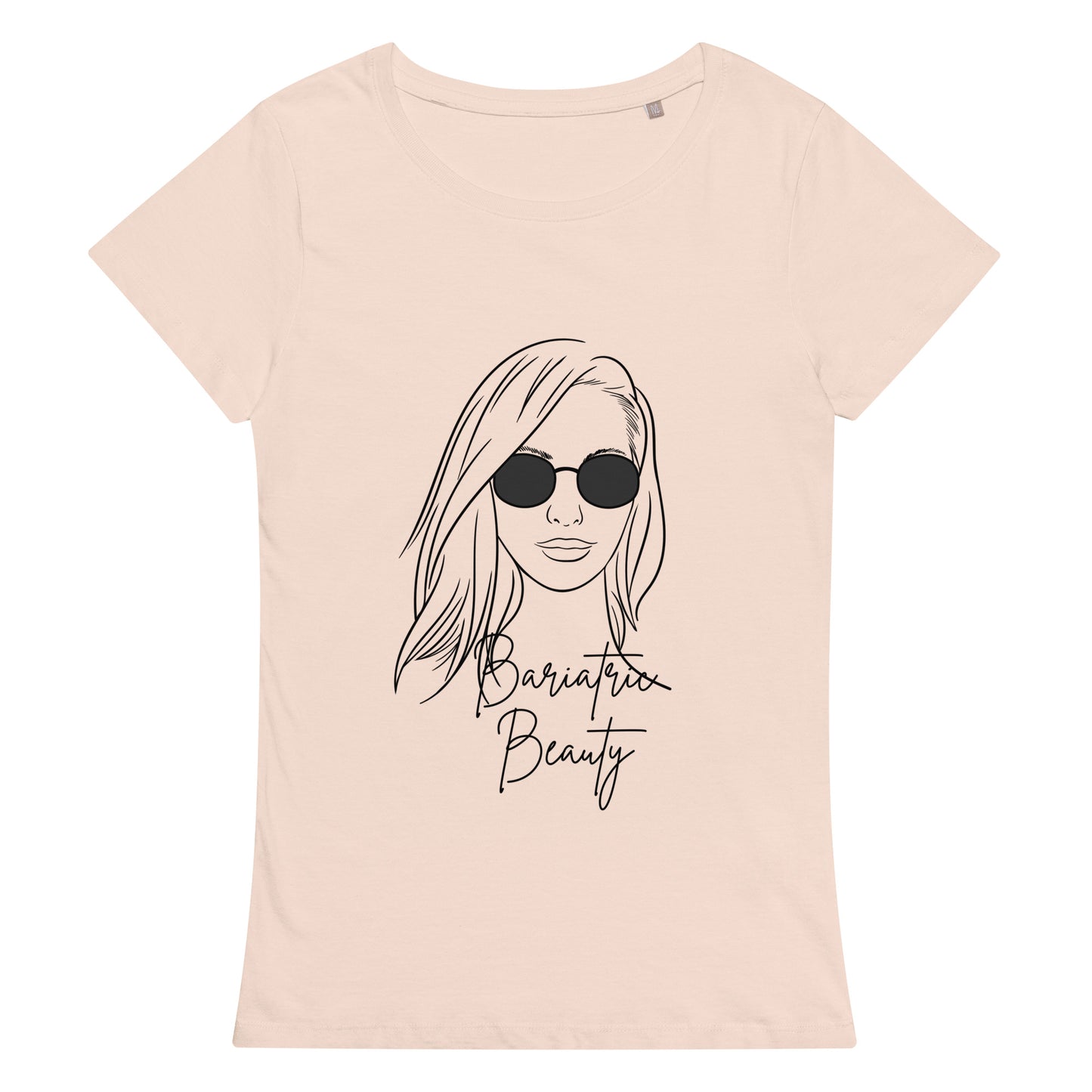 BARIATRIC BEAUTY SUNGLASS HAIRDOWN Women’s basic organic t-shirt