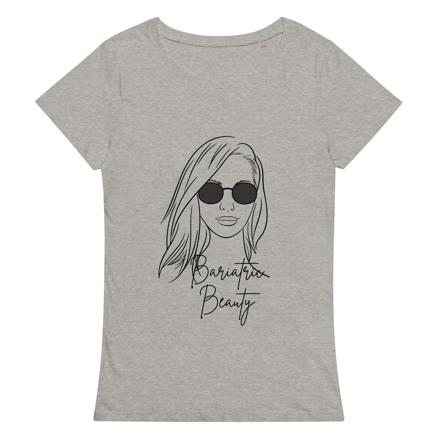 BARIATRIC BEAUTY SUNGLASS HAIRDOWN Women’s basic organic t-shirt