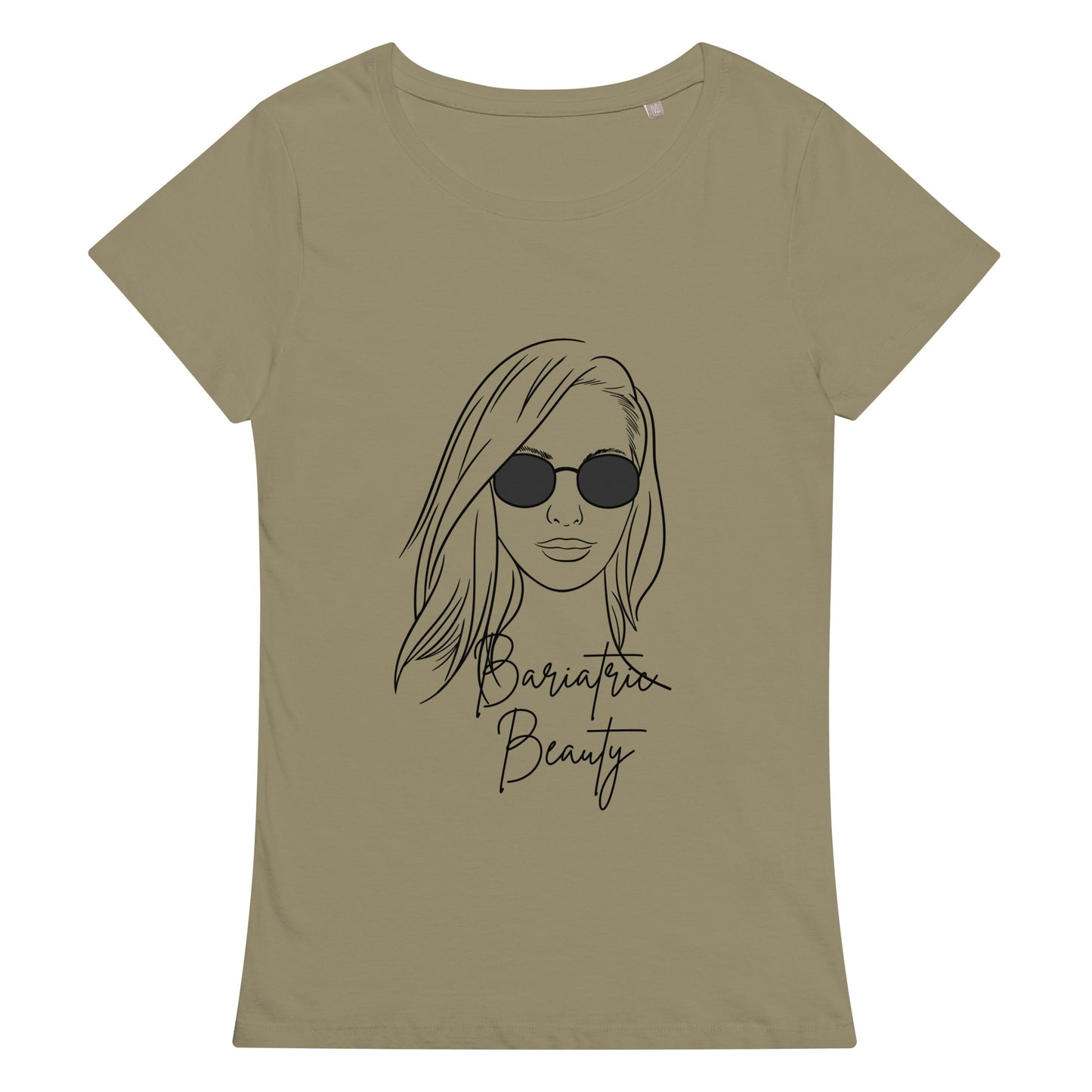 BARIATRIC BEAUTY SUNGLASS HAIRDOWN Women’s basic organic t-shirt