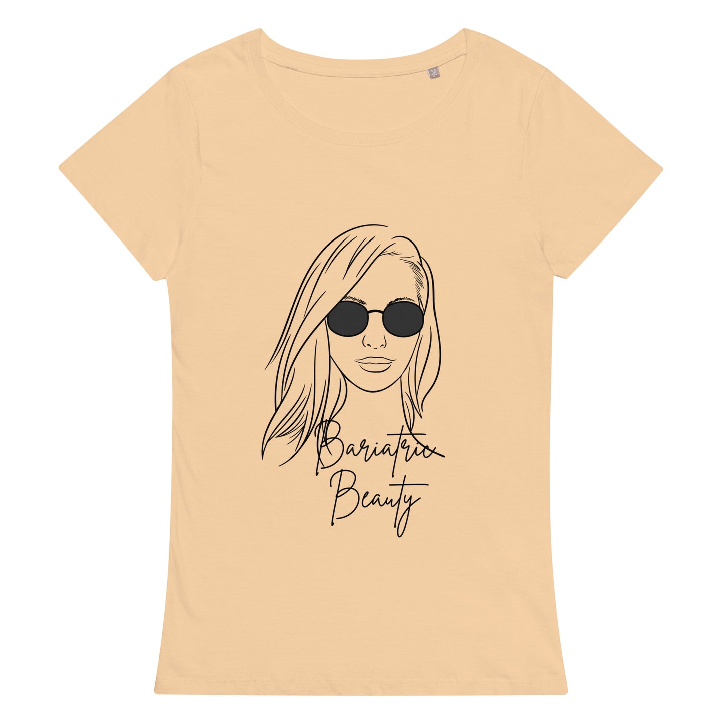 BARIATRIC BEAUTY SUNGLASS HAIRDOWN Women’s basic organic t-shirt